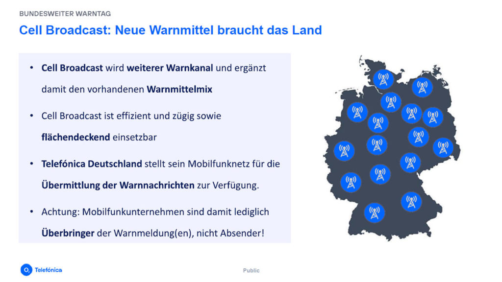 Bundesweiter Warntag: Testlauf Für Das Cell Broadcast System